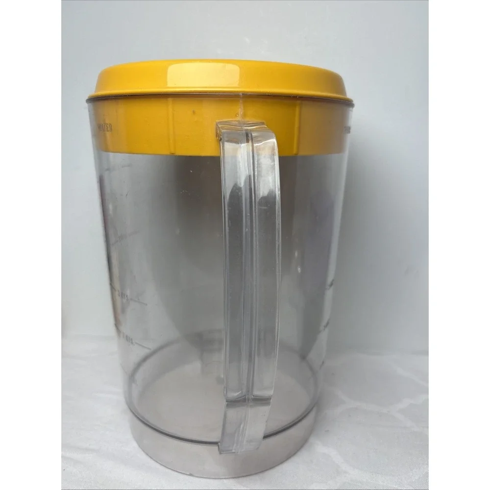 Mr Coffee Iced Tea Maker Model TM3 TM3.5 Replacement 3-Qt Pitcher Yellow Lid